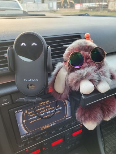 Customer photo review of SMART CAR WIRELESS CHARGER PHONE HOLDER
