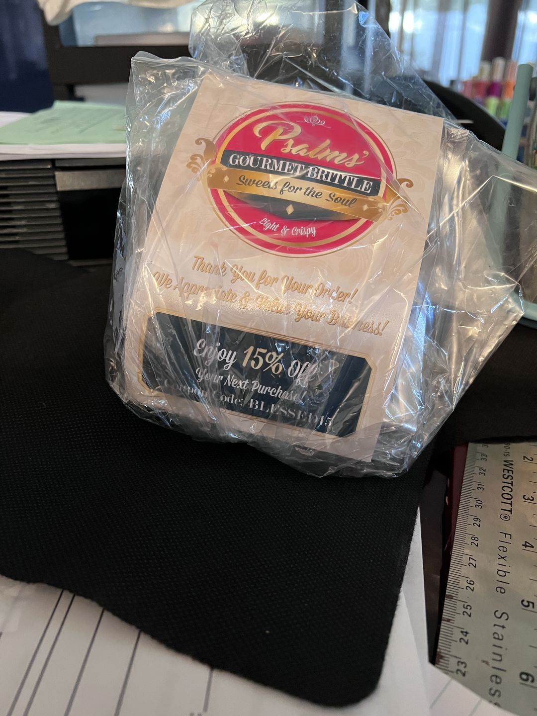 Customer photo review of Brittle Sample