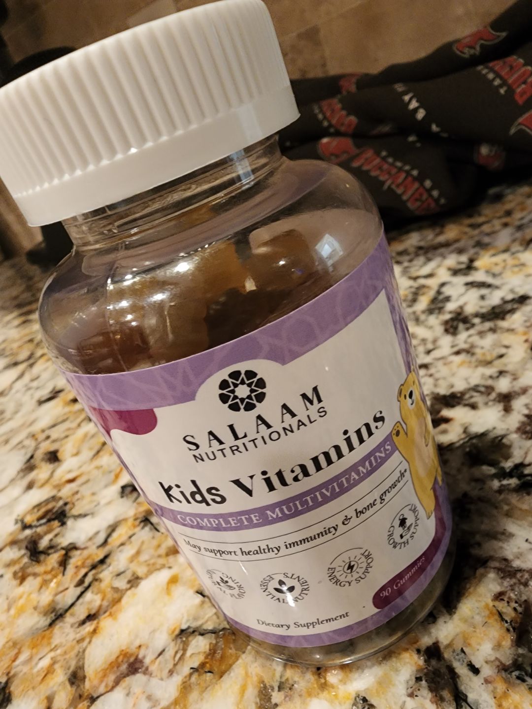 Customer photo review of Kids Gummy Multivitamins (90 count)