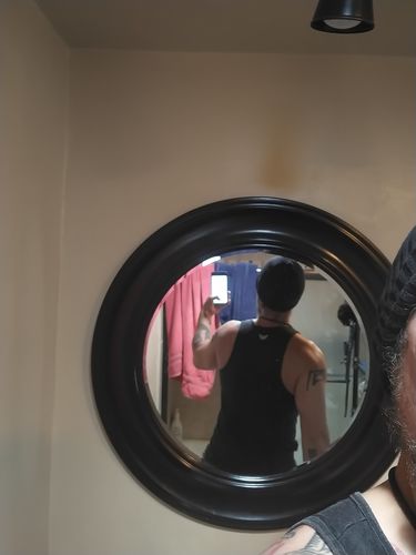 Customer photo review of Size Up Charcoal Acid Wash Drop Tank