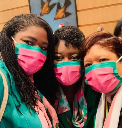 Customer photo review of Disposable Mask. 10 pc pack