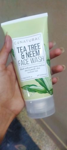Customer photo review of Tea Tree & Neem Face Wash