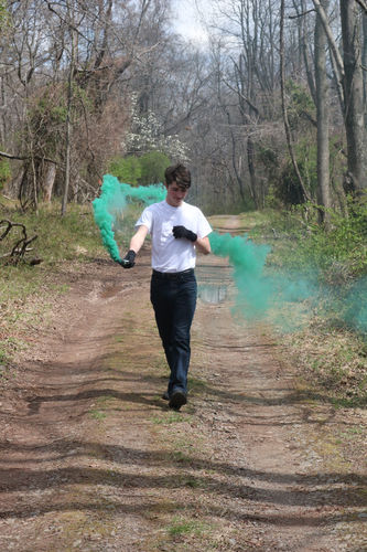 Customer photo review of Single Vent Smoke Grenades (90 Sec)