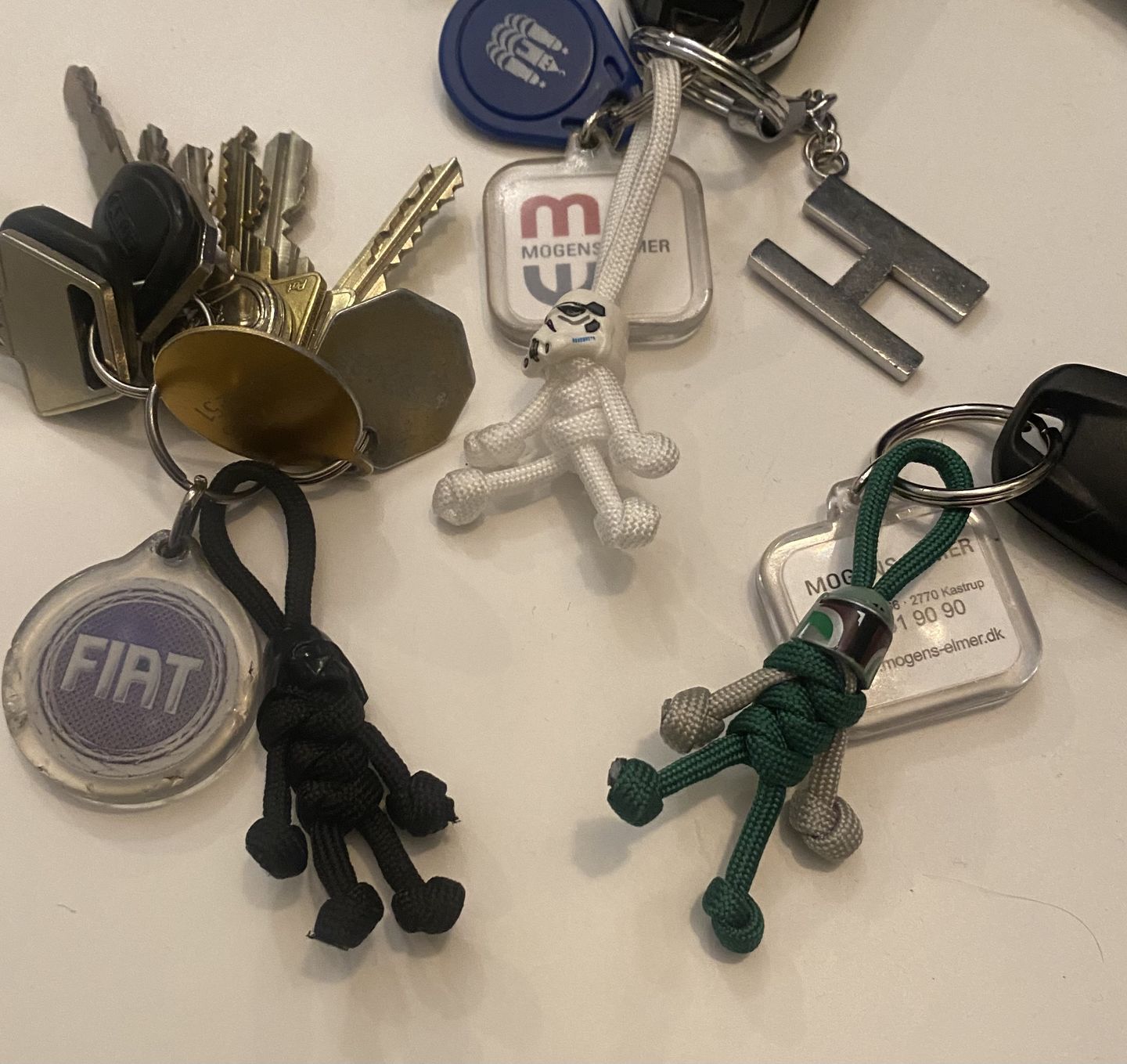Customer photo review of Stormtrooper Paracord Buddy Keychain