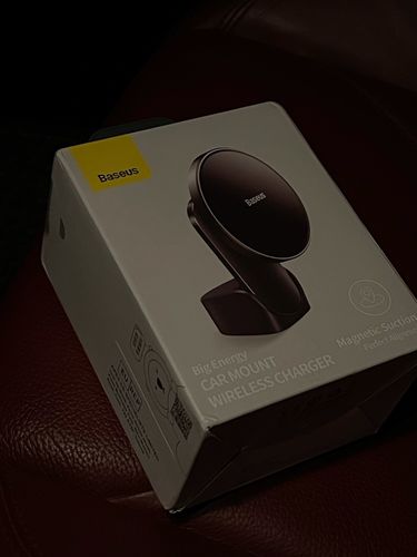 Customer photo review of Baseus Magnetic Car Phone Holder Wireless Charger for iPhone 13 iPhone 12 Pro Max Wireless Charging Car Charger Phone Holder