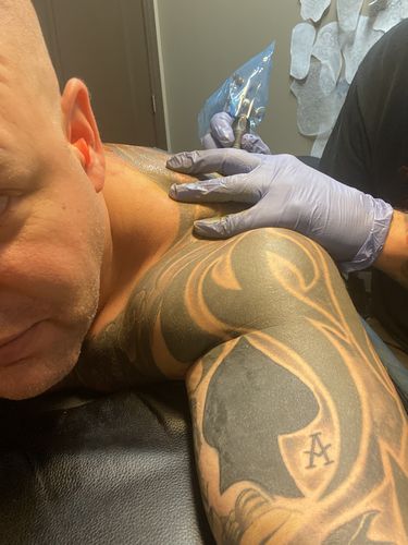 Customer photo review of Signature Tattoo Numbing Cream