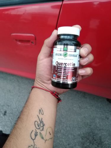 Customer photo review of Quercetina 500 mg Amazing Nutrition