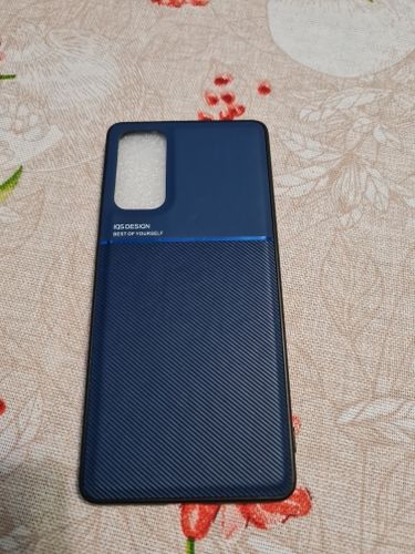 Customer photo review of Leather Magnetic Shockproof Samsung Case