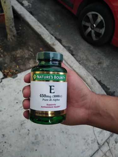 Customer photo review of Vitamina E 1000 UI Nature's Bounty