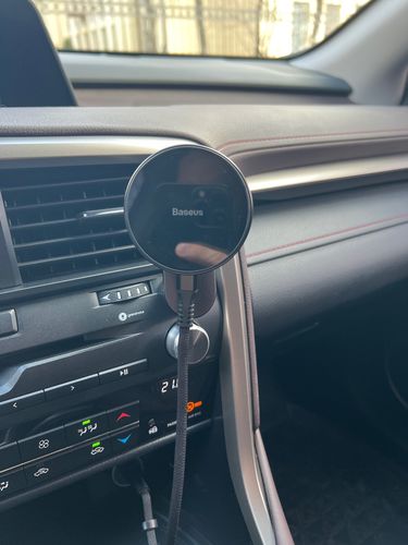 Customer photo review of Baseus Magnetic Car Phone Holder Wireless Charger for iPhone 13 iPhone 12 Pro Max Wireless Charging Car Charger Phone Holder