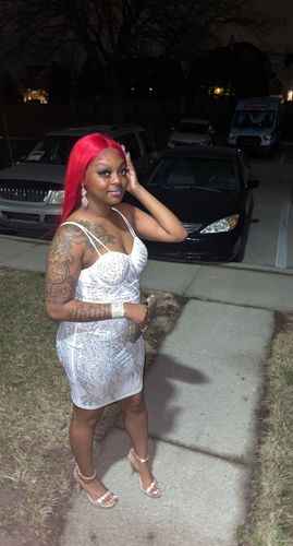Customer photo review of Crystal Flame Dress (WHITE)