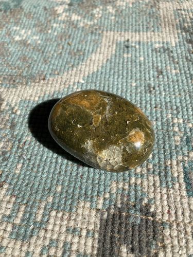 Customer photo review of Ocean Jasper Palm Stone