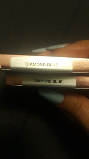 Customer photo review of LENTILLES DIAMOND BLUE