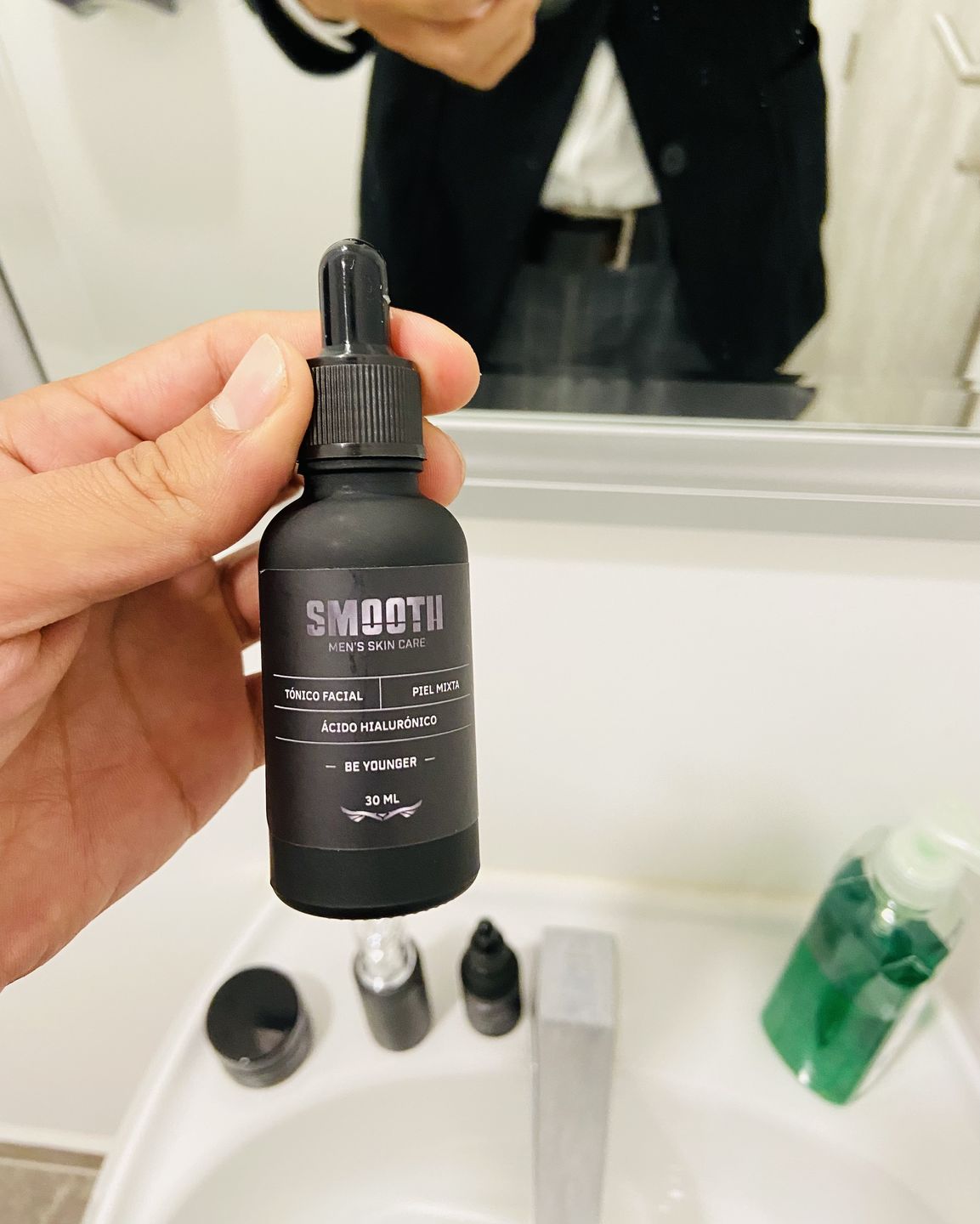 Customer photo review of Tonico facial Smooth | Ácido Hialuronico