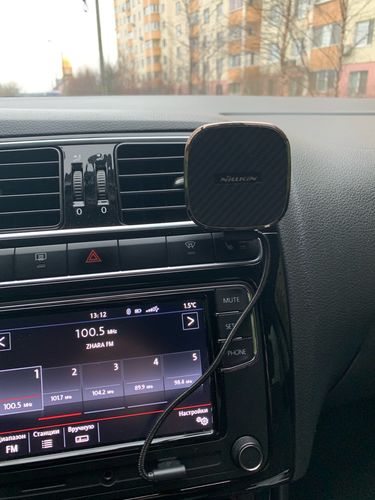 Customer photo review of Baseus Magnetic Car Phone Holder Wireless Charger for iPhone 13 iPhone 12 Pro Max Wireless Charging Car Charger Phone Holder