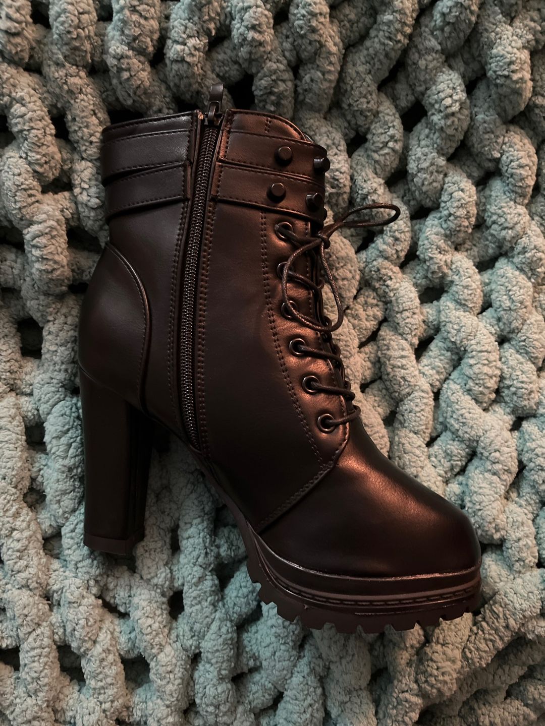 Customer photo review of Rider Steampunk boots
