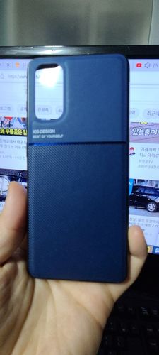 Customer photo review of Leather Magnetic Shockproof Samsung Case