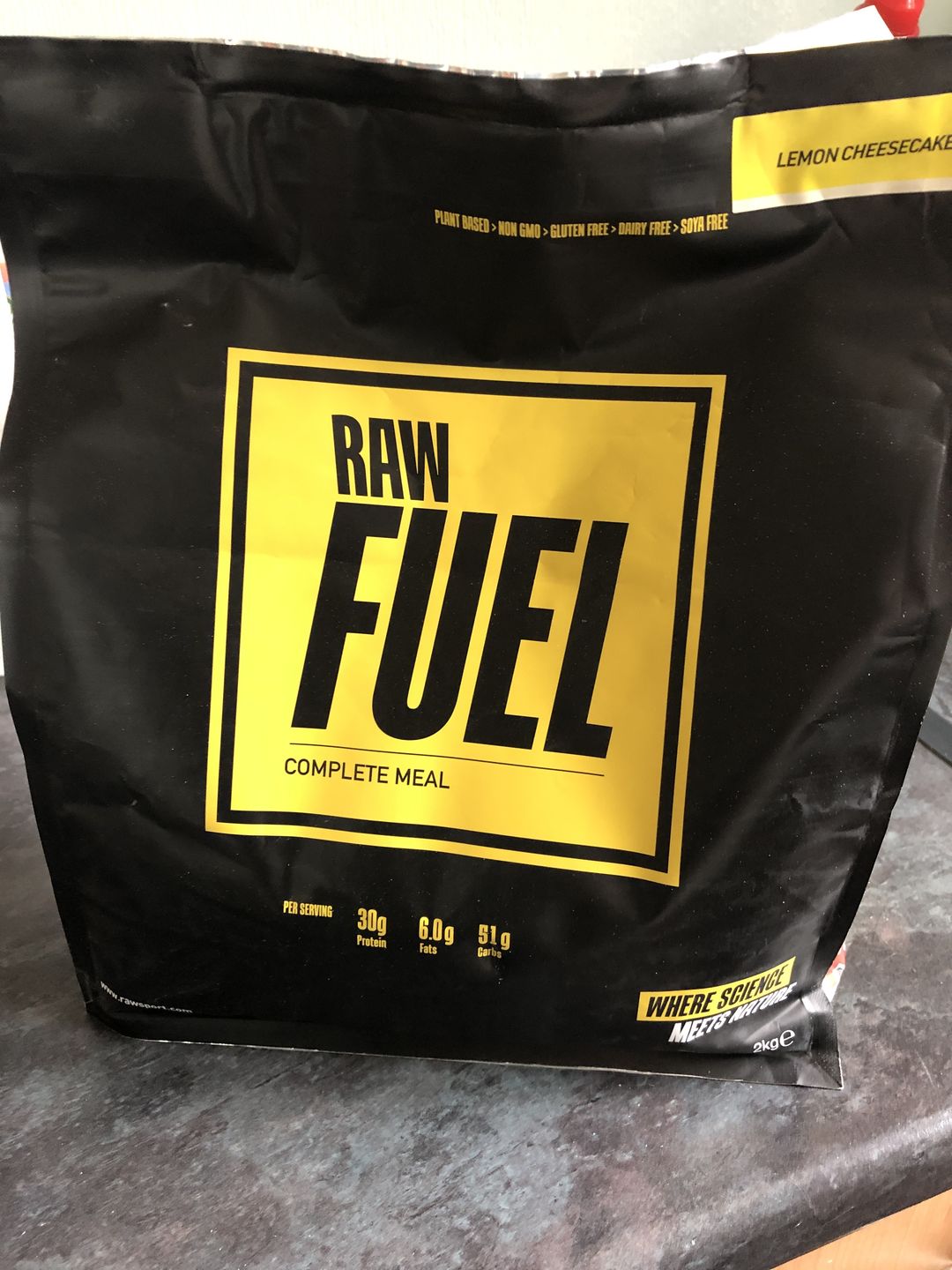 Customer photo review of Raw Fuel Meal Replacement
