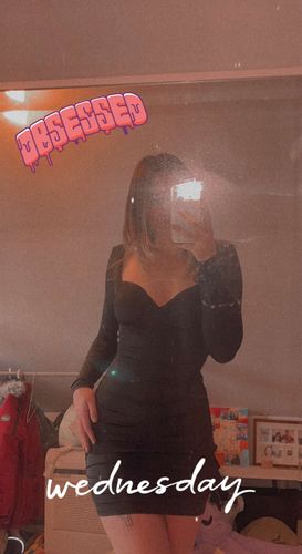 Customer photo review of Cupid Dress (BLACK)
