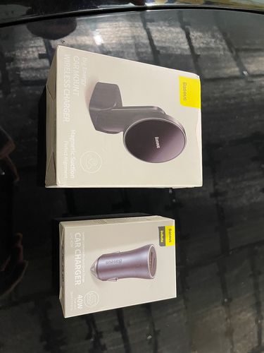 Customer photo review of Baseus Magnetic Car Phone Holder Wireless Charger for iPhone 13 iPhone 12 Pro Max Wireless Charging Car Charger Phone Holder