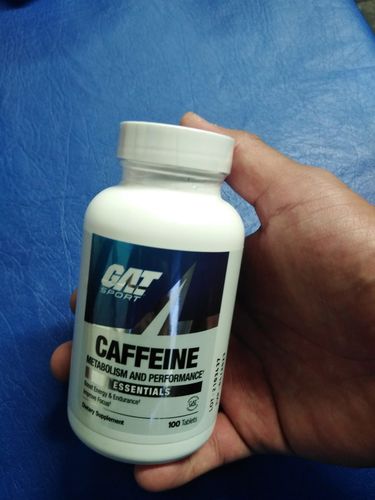 Customer photo review of Cafeina en Tabletas Essentials GAT Sport