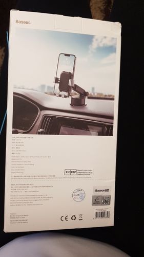 Customer photo review of Baseus Gravity Car Phone Holder Suction Base Mount Universal Car Holder For Phone in Car Mobile Phone Holder Stand For iPhone