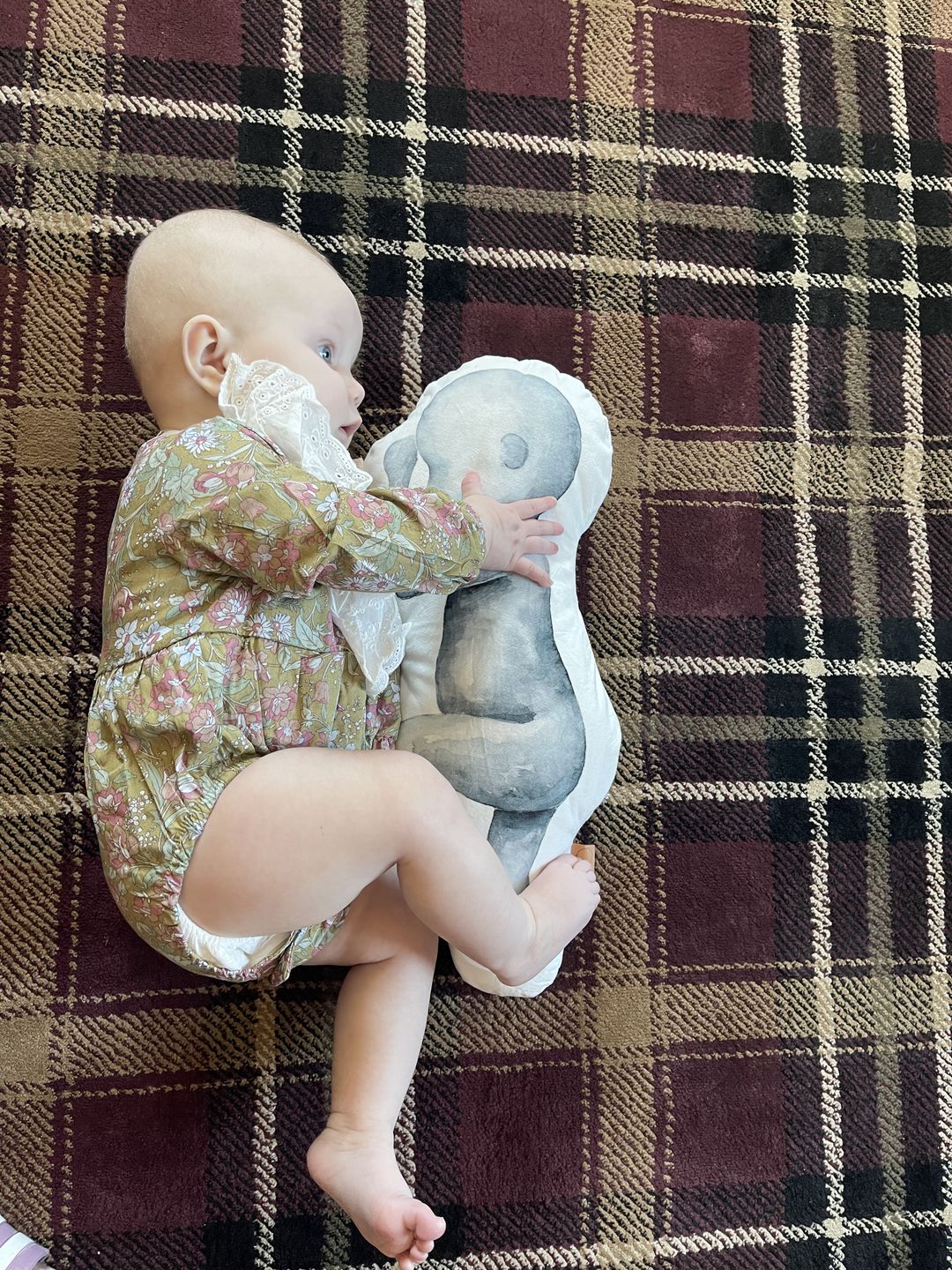 Customer photo review of Birth Pillow Watercolor One