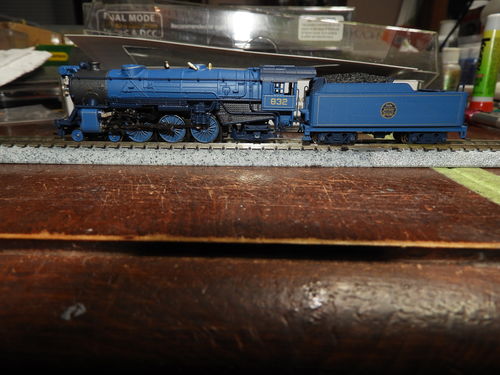 Customer photo review of BLI 6932 Heavy Pacific 4-6-2, CNJ 832, The Blue Comet, Paragon4 Sound/DC/DCC, N