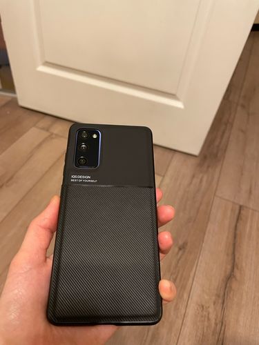 Customer photo review of Leather Magnetic Shockproof Samsung Case