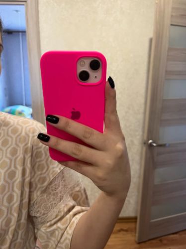 Customer photo review of iPhone Silicone Case (Firefry Rose)