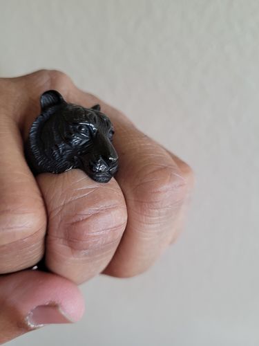 Customer photo review of TIGER HEAD RING