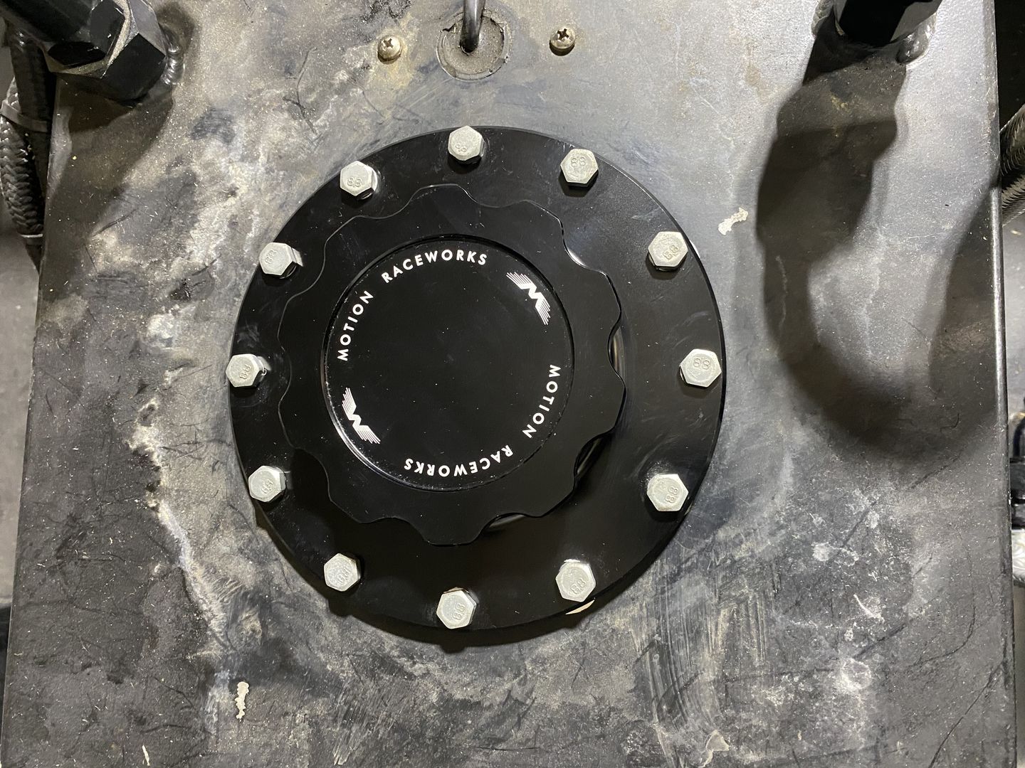Customer photo review of Motion Billet Fuel Cap (Screw on) 12 bolt w/ Seal and Hardware 27-150