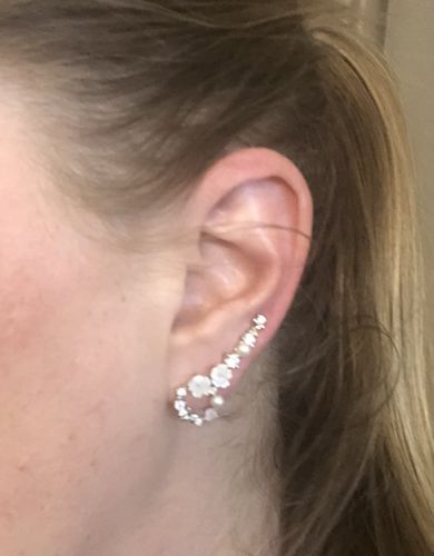 Customer photo review of Boucles d'oreilles Alya