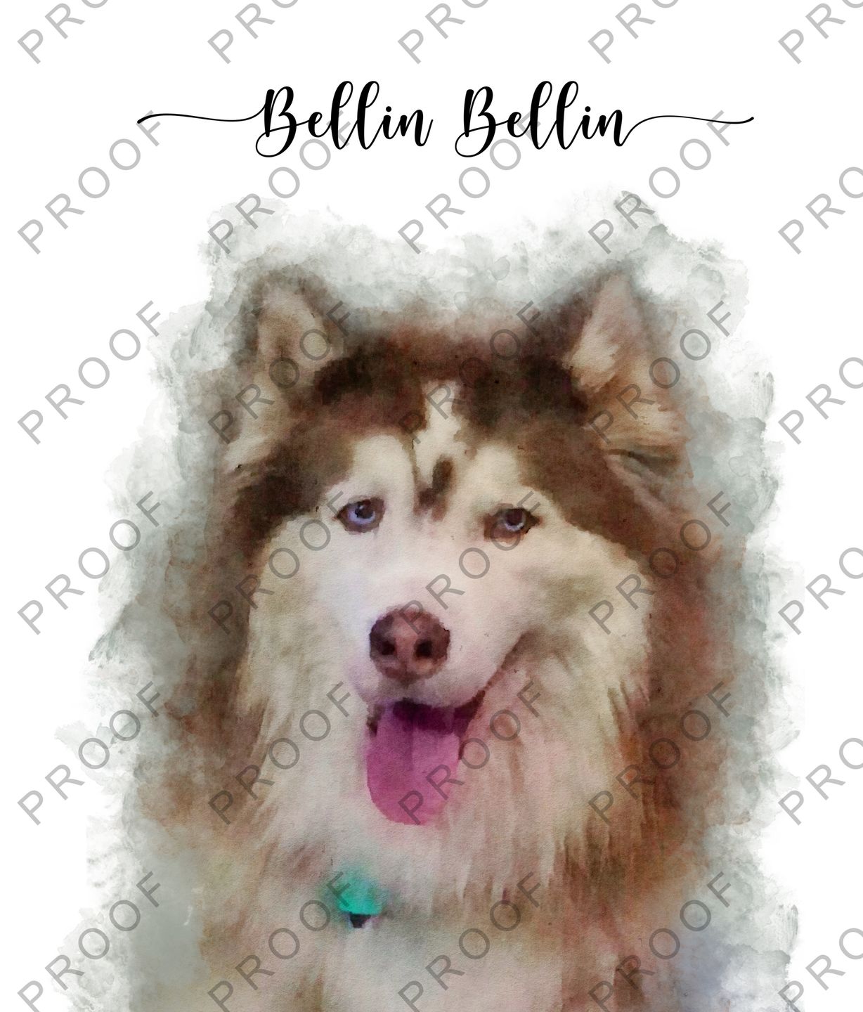 Customer photo review of Custom Pet Portrait