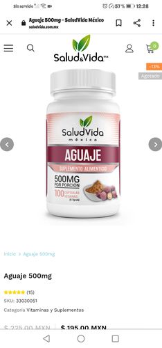 Customer photo review of Aguaje 500mg