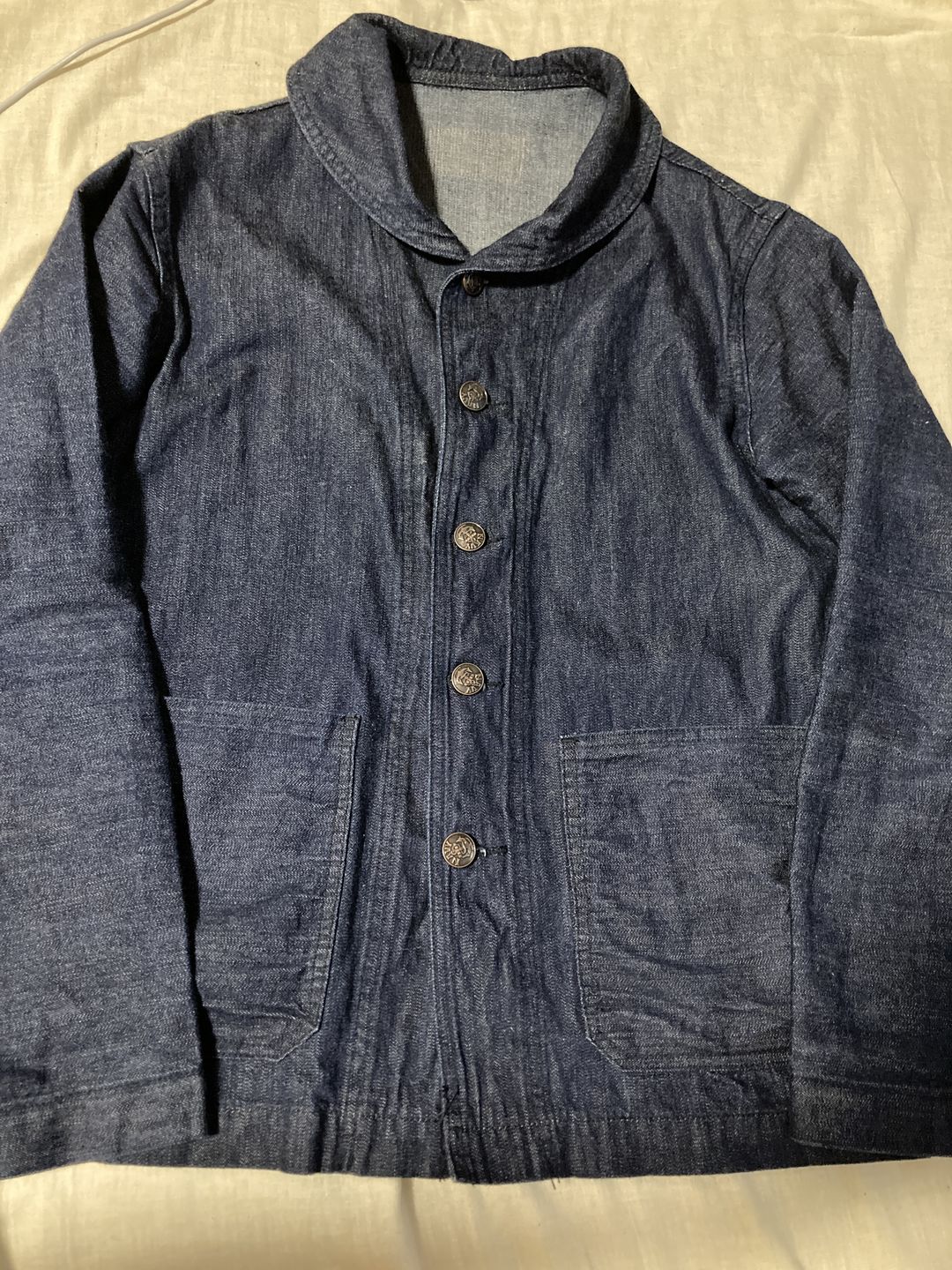 Customer photo review of 1922 USN 2nd Denim Coverall Utility Jacket