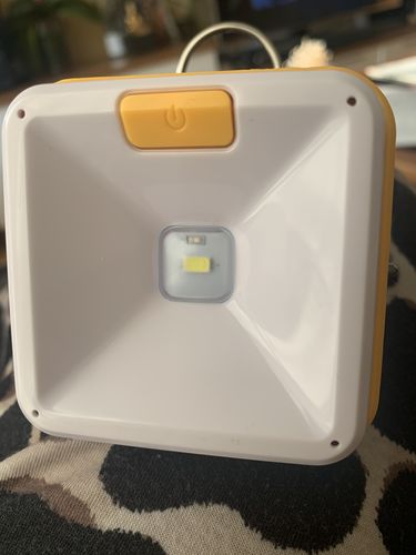 Customer photo review of SOLAR CUBE. Lámpara solar
