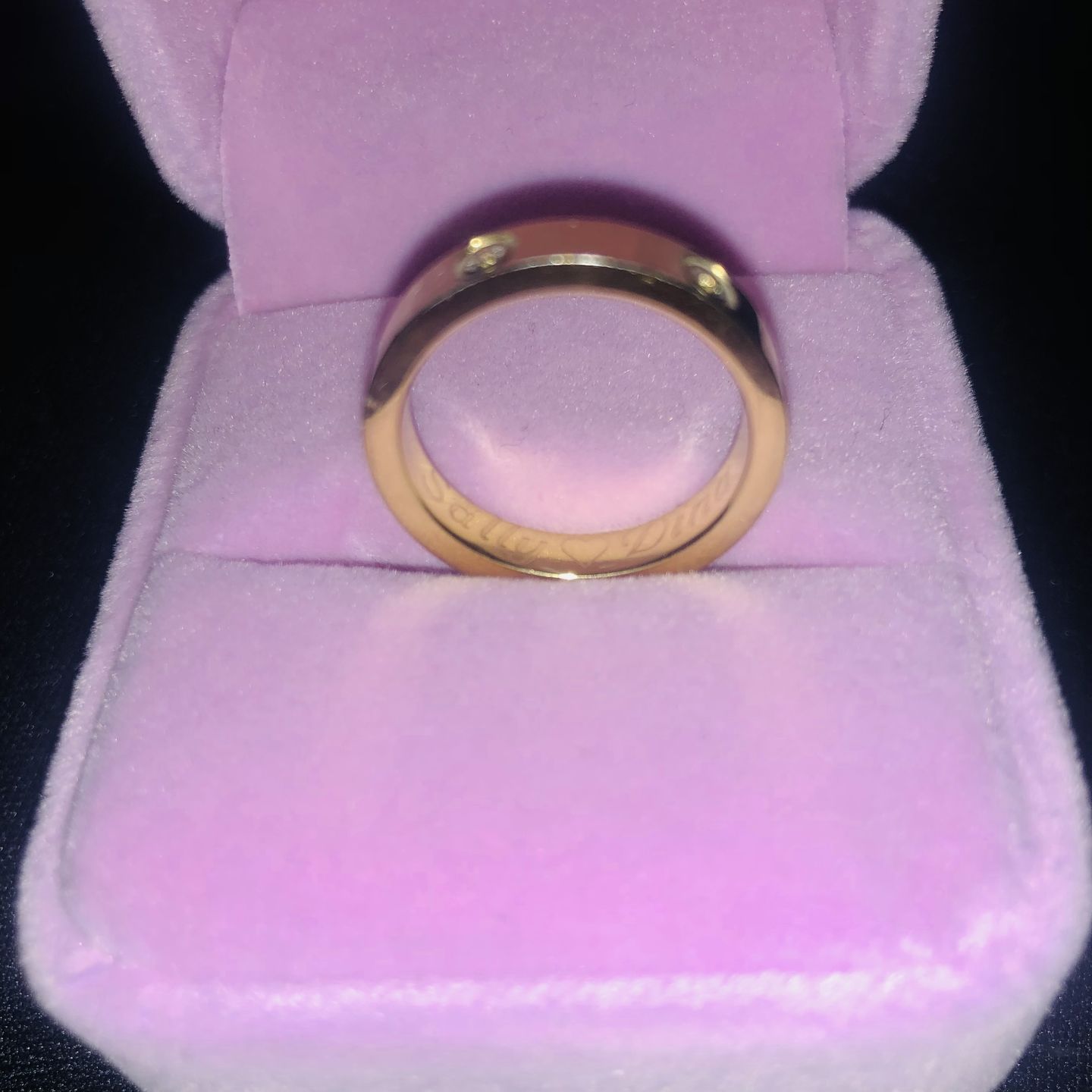Customer photo review of Innengravur