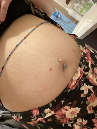 Customer photo review of Bali Waist Beads
