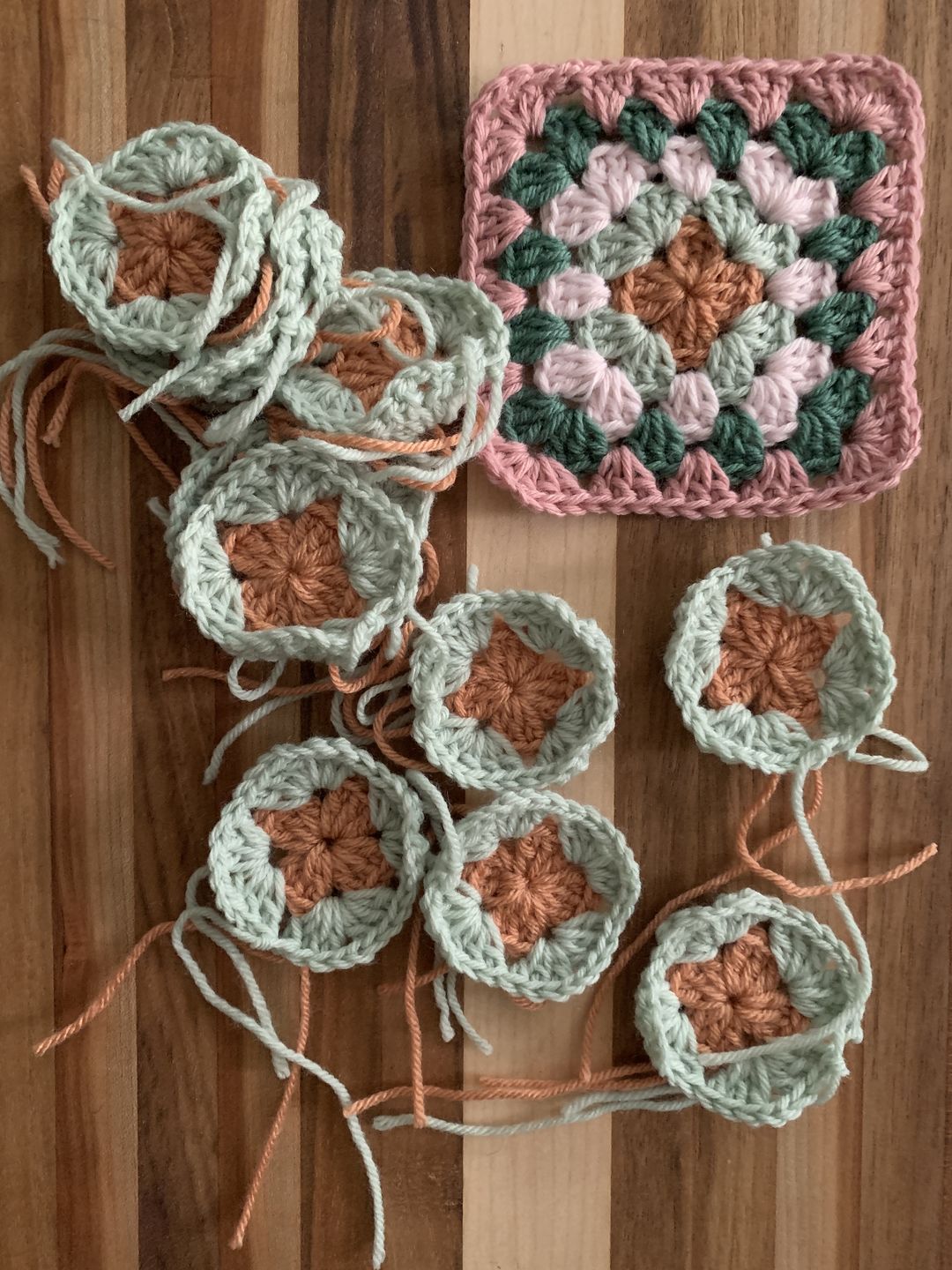 Customer photo review of Plymouth Yarn Dreambaby DK Acrylic Knitting Yarn