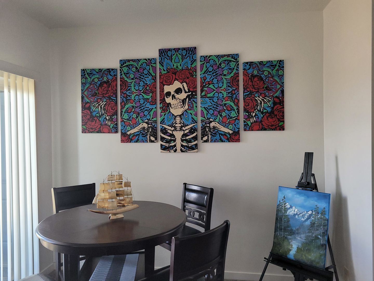 Customer photo review of Grateful Dead Wall Art | Canvas Painting Framed | Home Decor