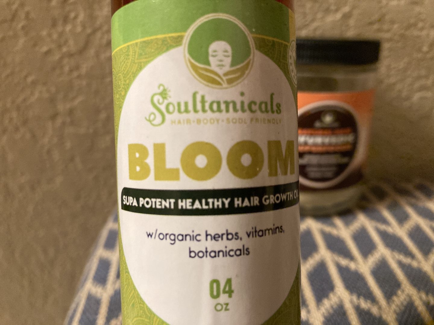 Customer photo review of Bloom- Supa Potent Healthy Hair Growth Oil