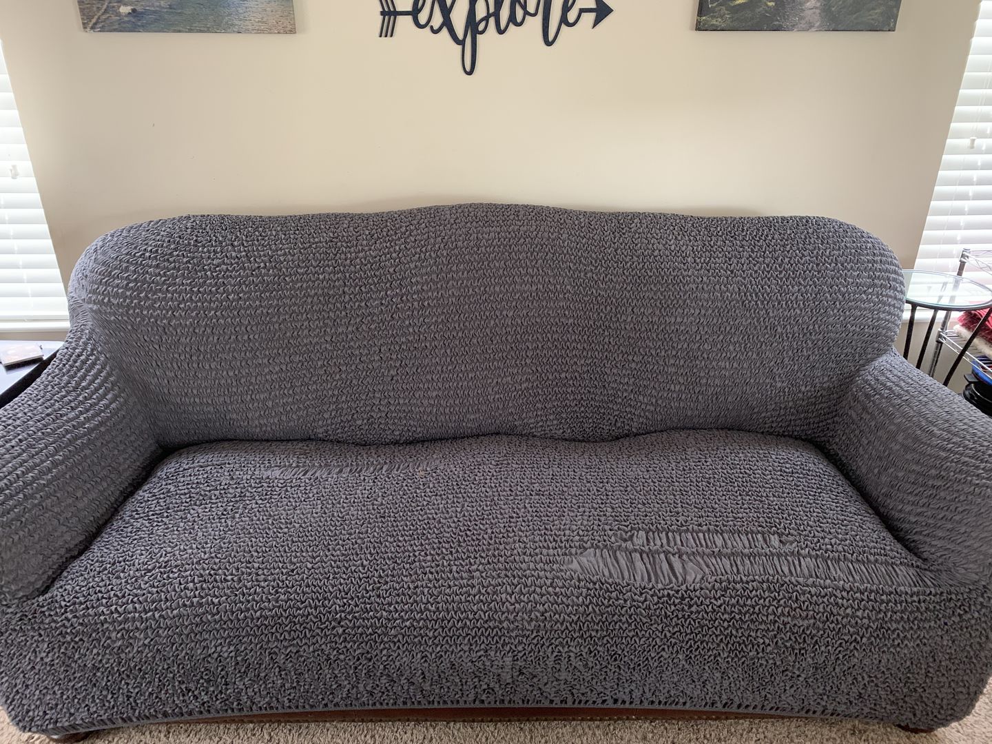 Customer photo review of Sofa 3 Seater Slipcover, Comfort Collection