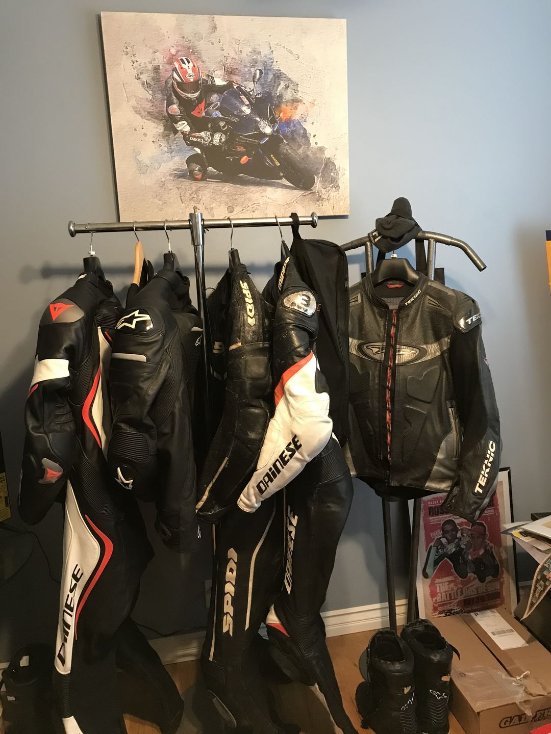 Customer photo review of Personalized Motocycle photo Painting