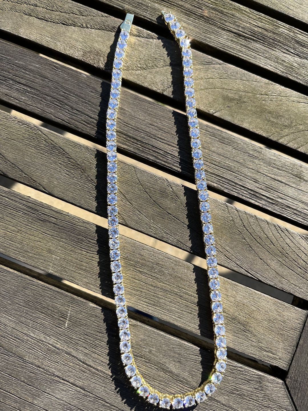 Customer photo review of ICE BREAKER. - 5MM 18K GOLD