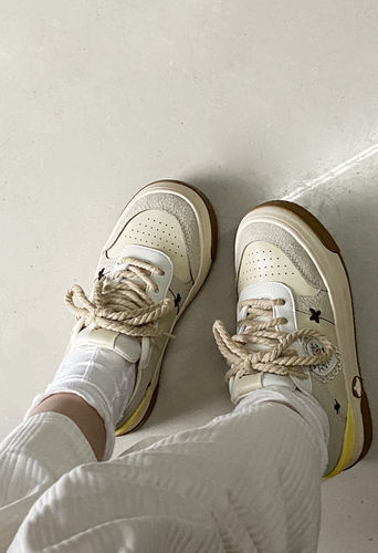 Customer photo review of Light Academia Aesthetic Sneakers