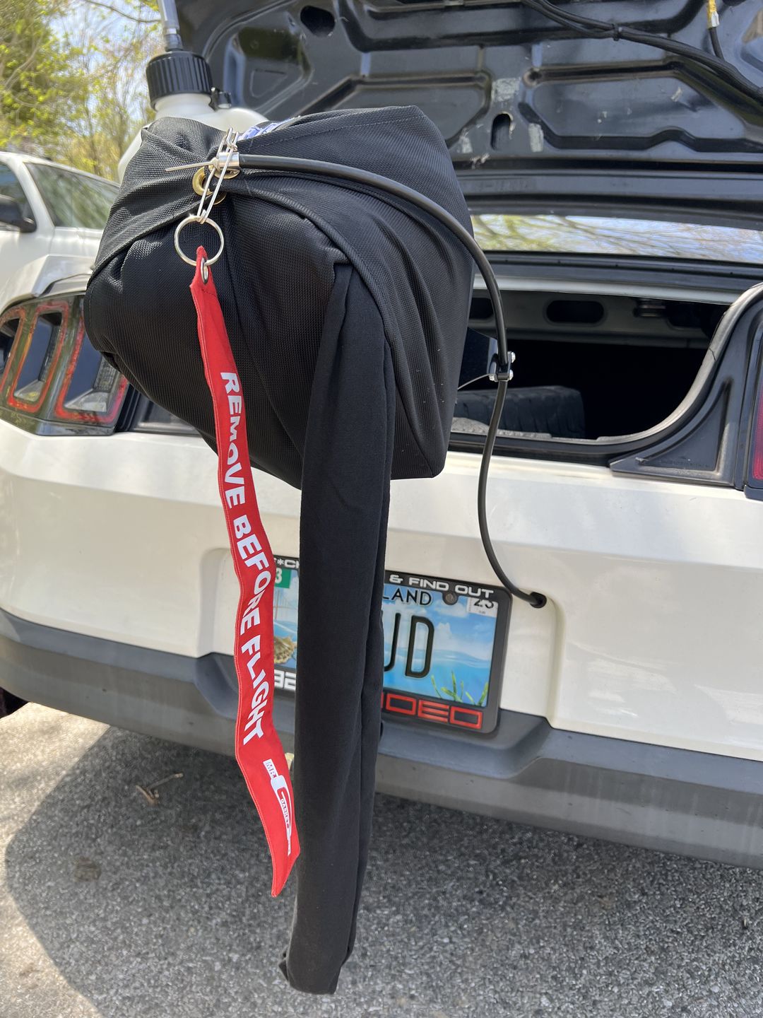 Customer photo review of Motion Raceworks Parachute Cable Holder 14-00007