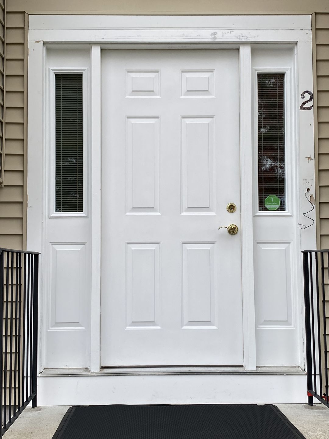 Customer photo review of Clear 1 Lite Glass and Frame Kit (Half Sidelite 8" x 36" Glass Size)