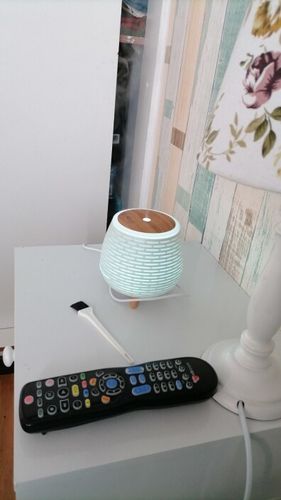 Customer photo review of Ultrasonic Essential Oil Diffuser  Air Humidifier Atomizer for Yoga Spa Office Bedroom Home