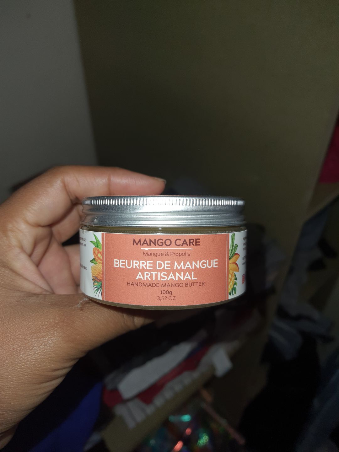 Customer photo review of Beurre de mangue artisanal CARE